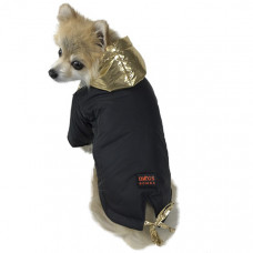 Dogs Bomba Парка черная золото капюшон KP-9