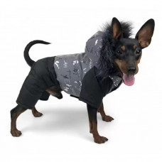 Dogs Bomba Зимовий комбінезон з світловідбиваючої тканини сірий A-61