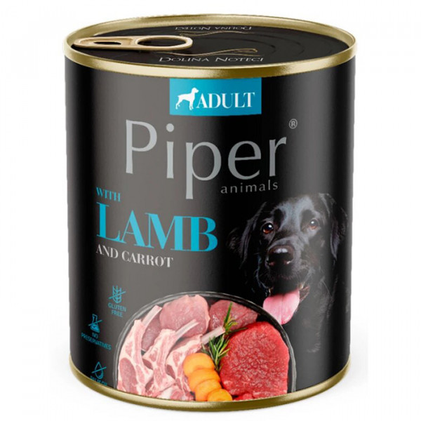 Dolina Noteci Piper Lamb & Carrot Консервированный корм для взрослых собак с ягненком и морковью фото