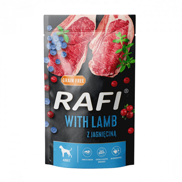 Dolina Noteci Rafi with Lamb консерва (пауч) для собак з ягням фото
