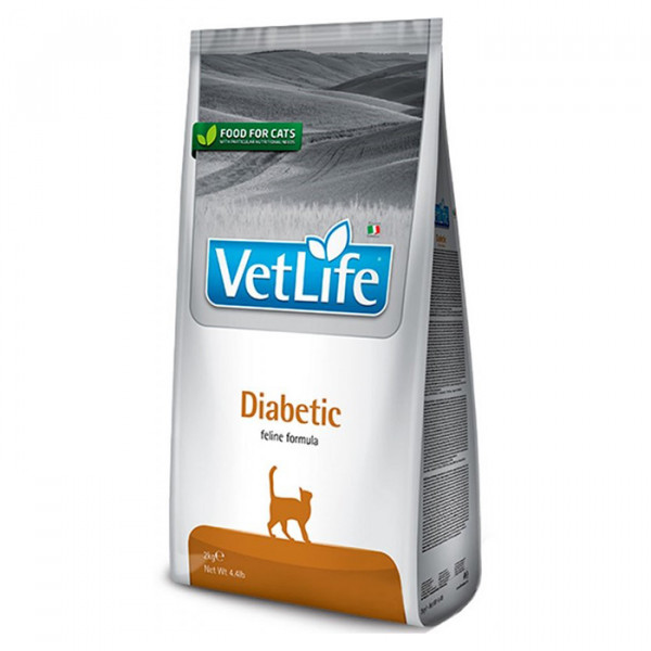 Farma Cat Vet Life Diabetic Сухий лікувальний корм для кішок при цукровому діабеті фото
