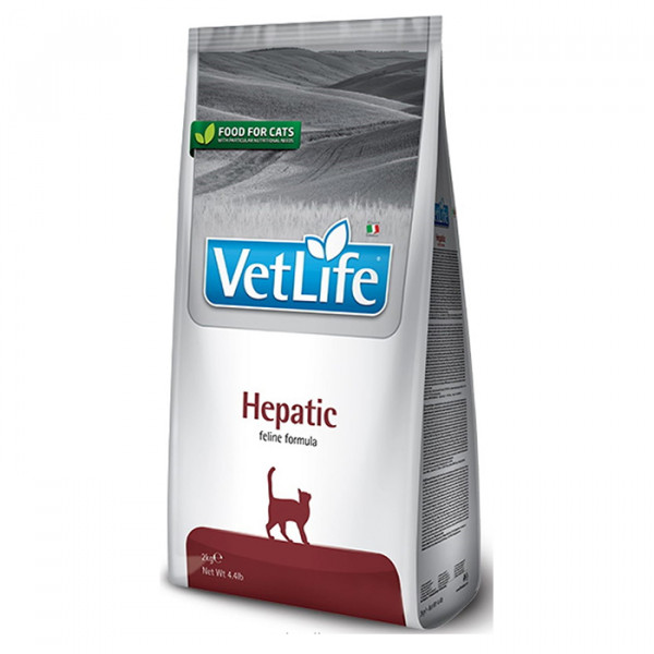 Farma Cat Vet Life Hepatic Сухий лікувальний корм для кішок при хронічній печінковій недостатності фото