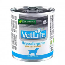 Farmina Dog Vet Life Hypoallergenic Fish & Potato Лечебный влажный корм для собак при пищевой аллергии с рыбой и картофелем