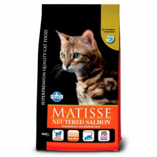 Farmina Matisse Cat Neutered Salmon Сухой корм с лососем для взрослых стерилизованных кошек и кастрированных котов