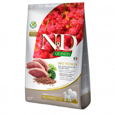 Farmina N&D Quinoa Neutered Adult Medium & Maxi Сухой корм для стерилизованных собак средних и больших пород с уткой, киноа, брокколи и спаржей