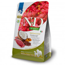 Farmina N&D Quinoa Skin & Coat Adult Medium & Maxi Сухой корм для собак средних и больших пород при пищевой аллергии с уткой, киноа, кокосом и куркумой