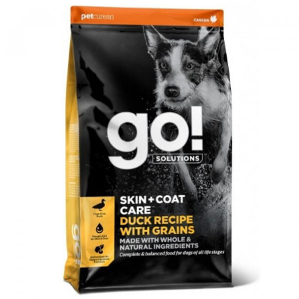 GO! Solutions Skin + Coat Care Duck Recipe for Dog Сухой корм для собак с уткой фото