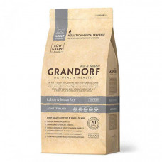 Grandorf Rabbit&Brown Adult Rice Sterilized - Грандорф Сухой корм с кроликом и рисом для стерилизованных котов