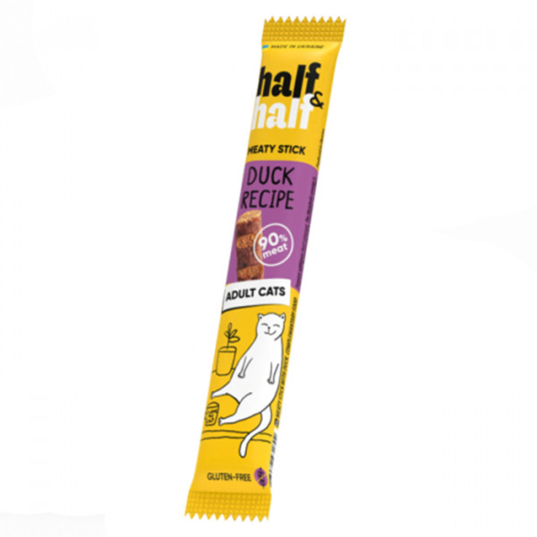 Half & Half Meaty Stick Duck Recipe Adult Cats Лакомство для кошек с уткой фото