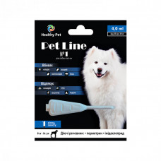 Healthy Pet Pet Line №1 Противопаразитарные капли от блох, клещей, комаров и мух для собак весом 20-30 кг