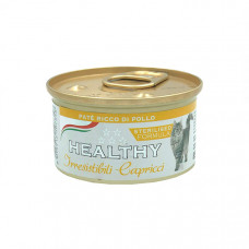 Healthy Irr. Cap cat pate’ rich in chicken sterilized консерва для стерилизованных котов с мясом курицы (паштет)  85 г