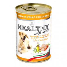 Healthy alldays  dog pate’ chicken with carrots консерва для собак з куркою та морквою фото