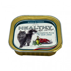 Healthy alldays cat pate’ rich in tuna консерва для котов с тунцом (паштет) 100 г