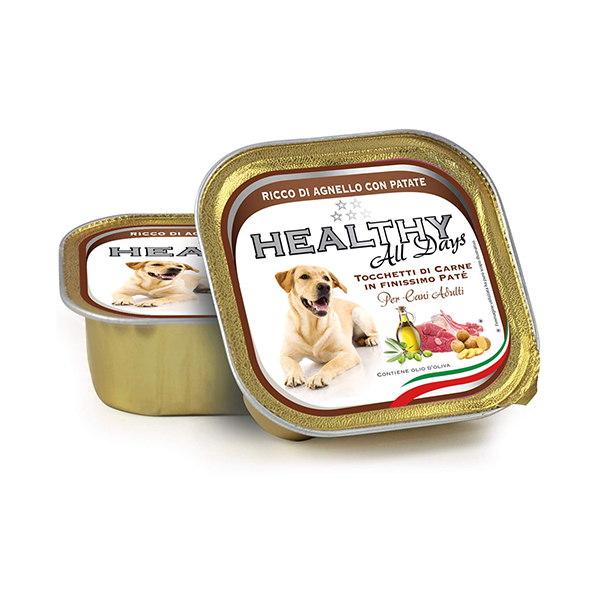 Healthy alldays dog pate’ lamb with potatoes консерва для собак с мясом ягненка и картошкой, 150 фото