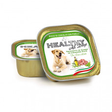 Healthy alldays dog pate’ rabbit and peas консерва для собак с кроликом и горохом, 150