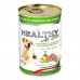 Healthy alldays dog pate’ rabbit and peas консерва для собак с кроликом и горохом фото