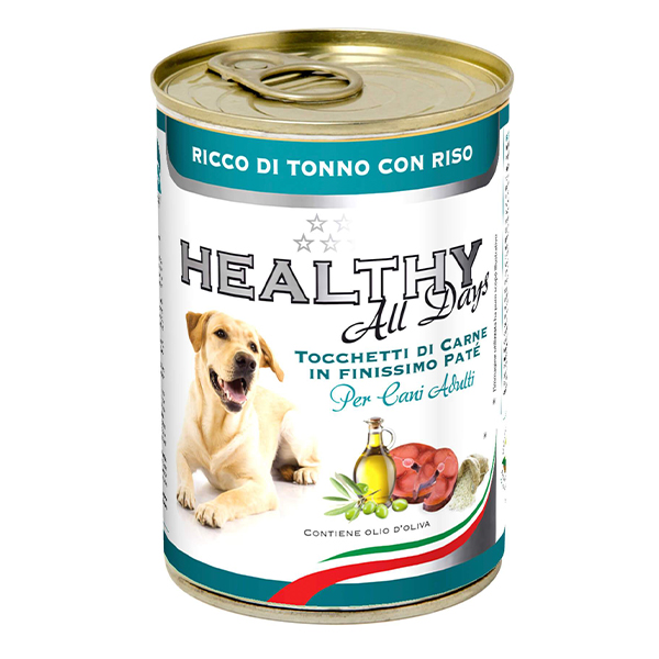 Healthy alldays dog pate’ tuna with rice консерва для собак с тунцом и рисом фото