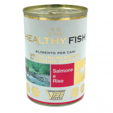 Healthy fish dog pate’ salmon and rice консерва для собак с лососем и рисом фото