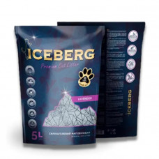 Iceberg Premium Cat Litter Lavender Силикагелевый наполнитель, с ароматом лаванды