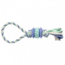 GimDog Cotton Dent Plus Іграшка мотузкова петля з термопластичною гумою фото