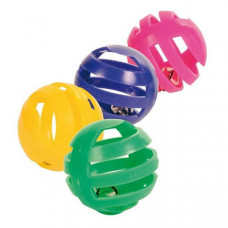 Trixie Мяч пластиковый с колокольчиком фото