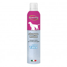 Inodorina Shampoo Mousse For Dogs and Cats Talc Perfume Сухий шампунь для собак та котів з ароматом тальку