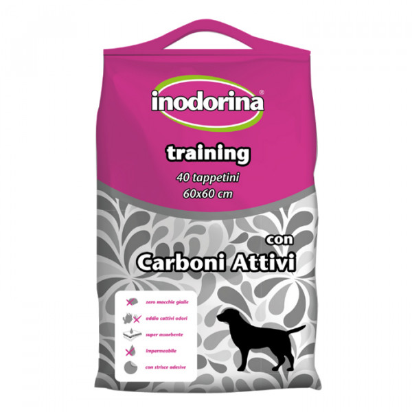 Inodorina Training Carbon Activated Одноразовые гигиенические пеленки с активированным углем фото