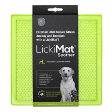 LickiMat Soother Green Коврик для лакомства для собак и кошек, зеленый фото