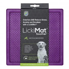 LickiMat Soother Purple Килимок для ласощів для собак та котів, фіолетовий