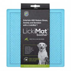 LickiMat Soother Turquoise Килимок для ласощів для собак та котів, бірюзовий