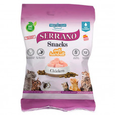 Mediterranean Natural Serrano Snacks Cat Anti Hairball Chicken