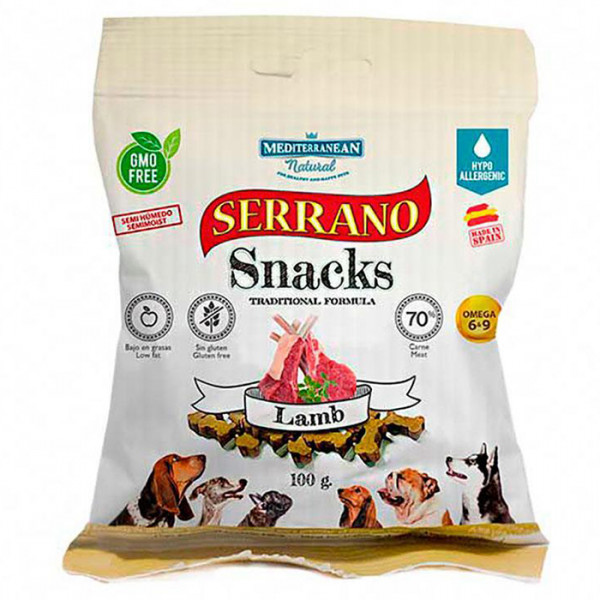 Mediterranean Natural Serrano Snacks Dog Adult Lamb фото