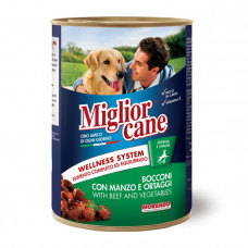 Migliorcane With Beef and Vegetables консерва для собак з яловичиною та овочами