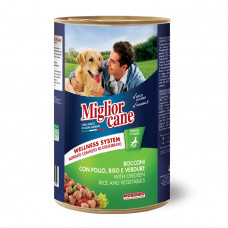 Migliorcane With Chicken, Rice and Vegetables консерва для собак з куркою, рисом та овочами