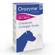 Orozyme Canine For Medium Dogs Oradental Collagen Strips Жувальні смужки для гігієни ротової порожнини собак