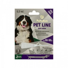 Palladium Pet Line The One Dog Протипаразитарні краплі на холку від бліх, кліщів та гельмінтів для собак вагою 30-50 кг