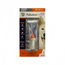 Palladium Strong Effect Dog Противопаразитарные капли на холку от блох, клещей и комаров для собак весом 20-40 кг