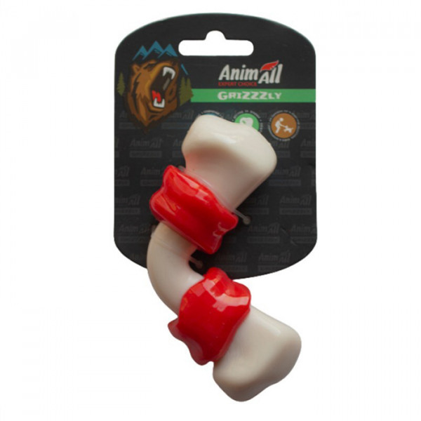 AnimAll GrizZzly - Іграшка зігнута кістка для собак фото