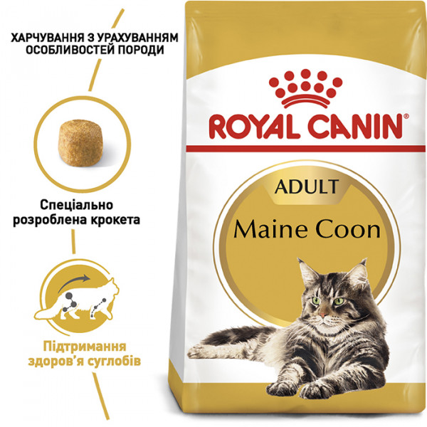 Royal Canin Maine Coon Adult сухой корм для взрослых котов породы Мейн-Кун фото