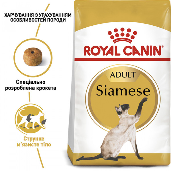 Royal Canin Siamese Adult сухой корм для взрослых котов Сиамской породы фото