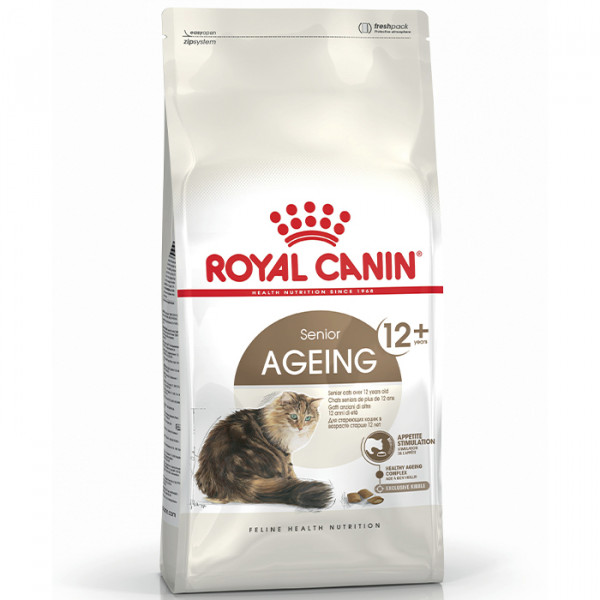 Royal Canin Ageing+12 сухой корм для пожилых котов старше 12 лет фото