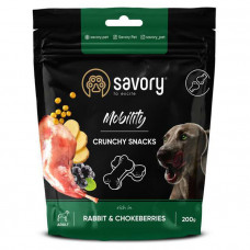 Savory Crunchy Snacks Mobility Rabbit & Blackberry С кролем и черноплодной рябиной для здоровья костей и суставов собак