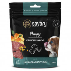 Savory Crunchy Snacks Puppy Lamb & Sea Buckthorn С ягненком и облепихой для щенков