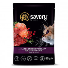Savory Lamb & Cranberry in Gravy for Sterilised Cats Консервований корм з ягнятком для стерилізованих кішок