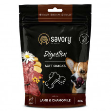 Savory Soft Snacks Digestion Lamb & Chamomile С ягненком и ромашкой для улучшения пищеварения у собак