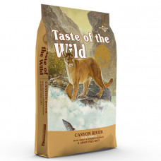 Taste of the Wild Canyon River Feline Formula Сухой корм для кошек на всех стадиях жизни с форелью и копченым лососем