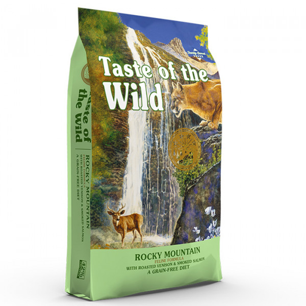 Taste of the Wild Rocky Mountain Feline Formula Сухой корм для кошек на всех стадиях жизни с мясом косули и лососем фото
