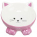 Trixie Ceramic Bowl Миска керамическая, приподнятая в виде котика фото