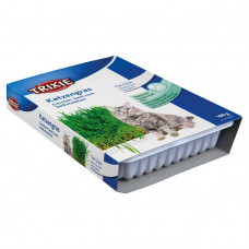 Тrixie Cat Grass Трава для кішок, насіння ячменю, контейнер