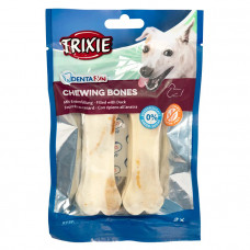 Trixie Denta Fun Chewing Bones Duck Кісточки з качкою для чищення зубів собак фото